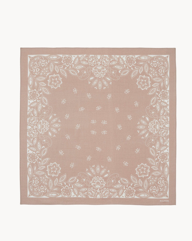 Large Bandana Helia organic beige - Image principale