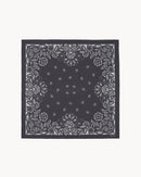 Bandana en cachemire & soie marron pour femme et pour homme - Kujten packshot