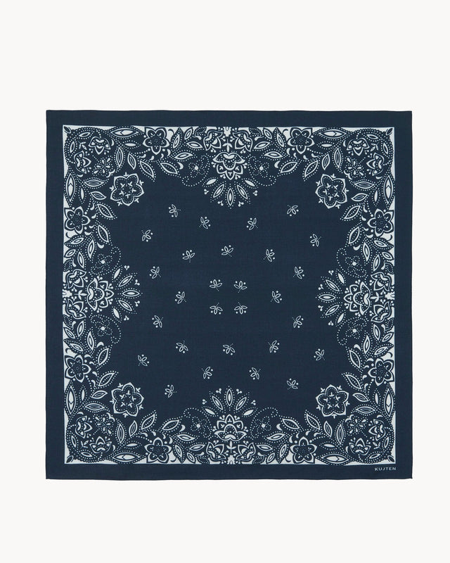 Grand Bandana Helia bleu marine foncé - Image principale