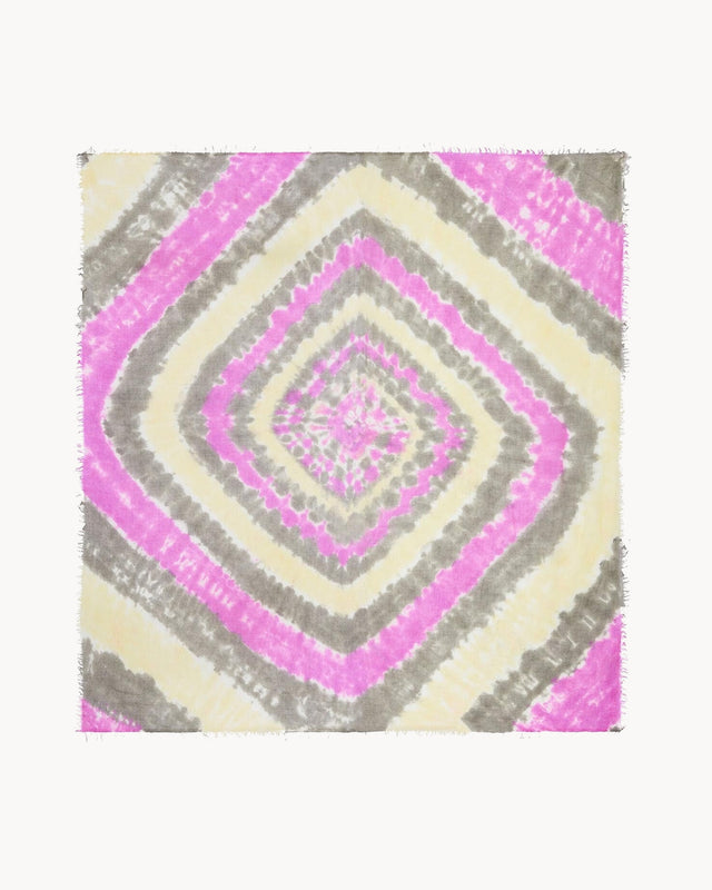 Très Grand Bandana Effy Sunny kaki rose - Image principale
