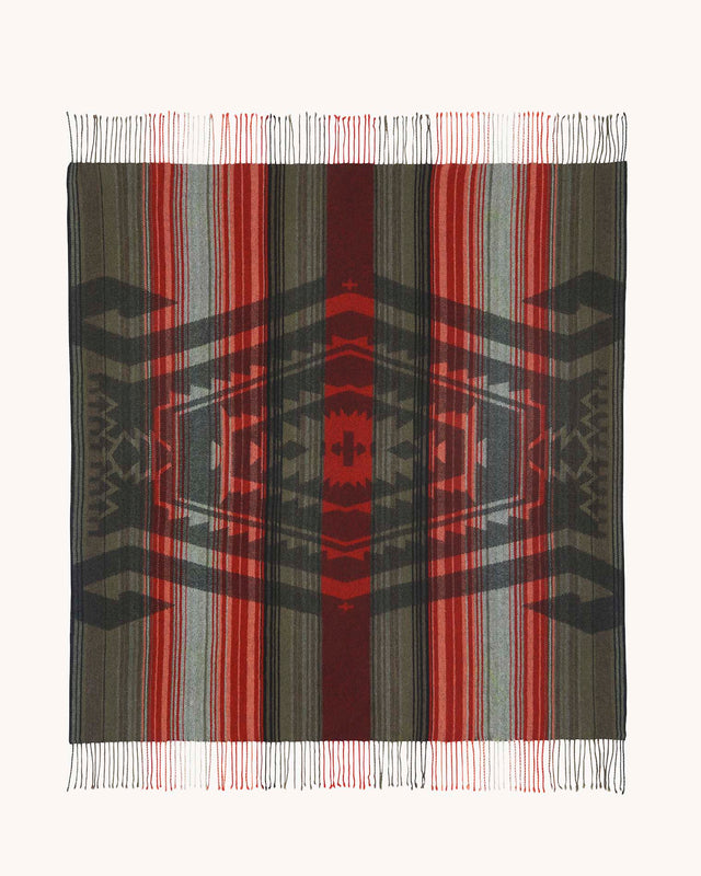 Shawl Suzie moss khaki - Image principale