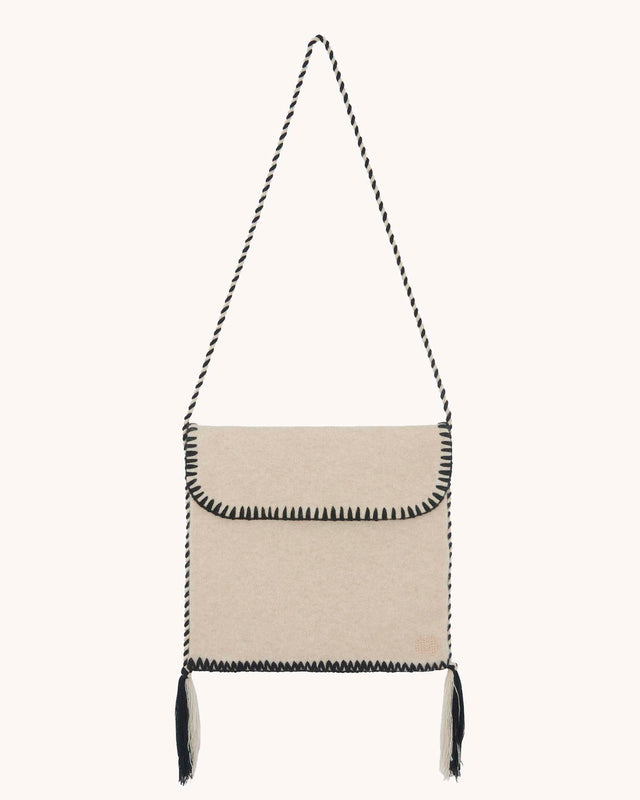 Sac Bords Brodes beige organic - Image principale