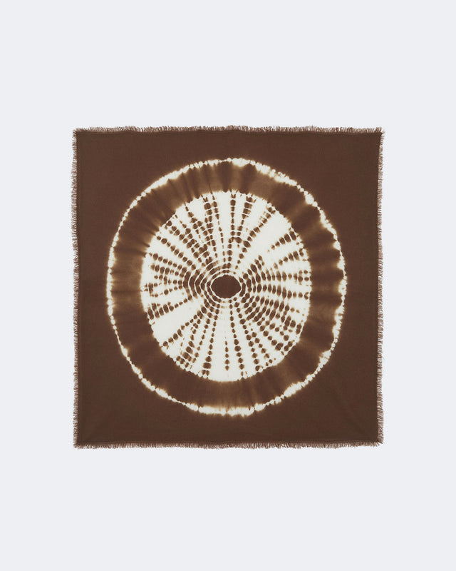Large Bandana Hachiko Circle spicy brown - Image principale