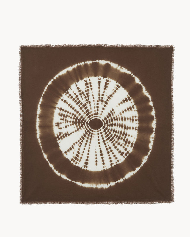 Large Bandana Hachiko Circle spicy brown - Image principale