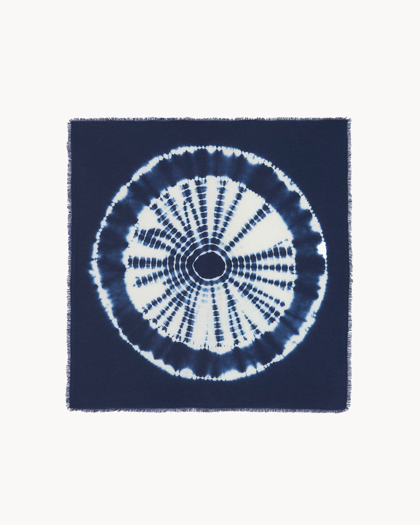 Bandana en cachemire bleu pour femme et pour homme - Kujten packshot