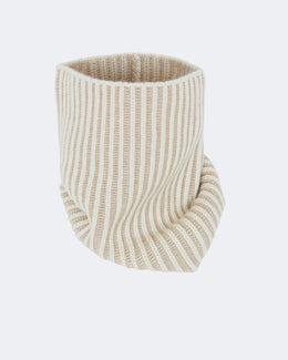 Col en cachemire beige pour femme - Kujten packshot