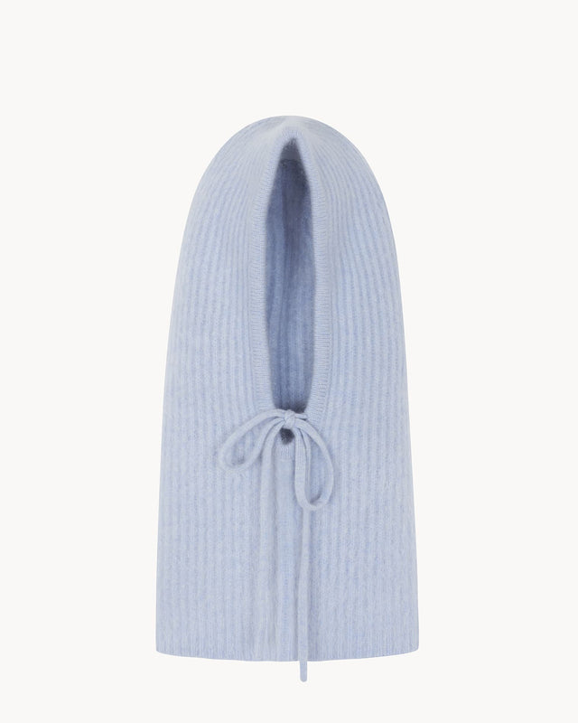 Cagoule Sybel Fluffy bleu ciel chiné - Image principale