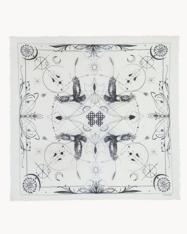 Large Bandana Ellis white - Image principale