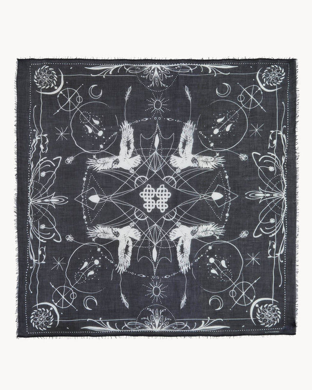 Large Bandana Ellis black - Image principale