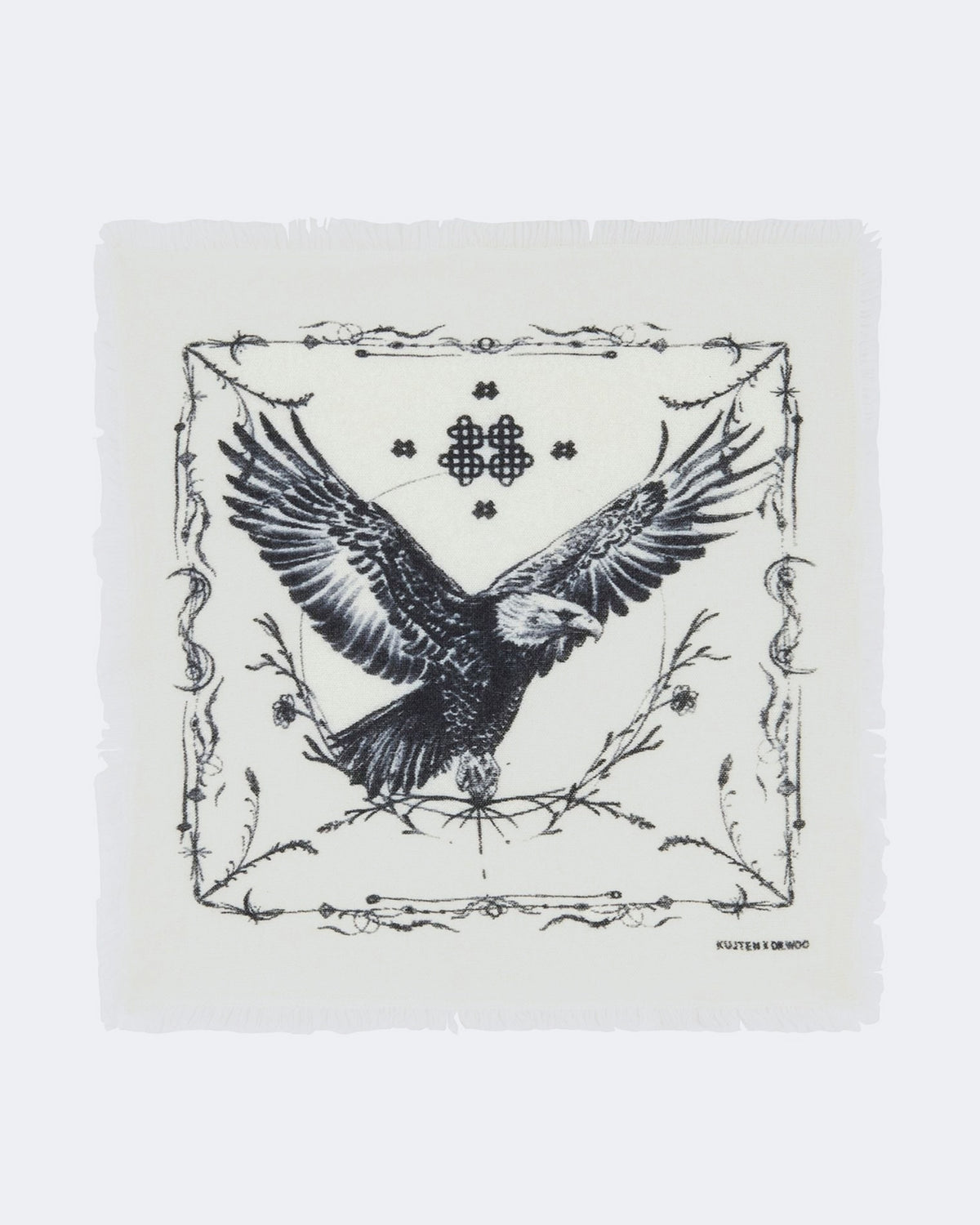 Coussin en cachemire blanc - Kujten packshot