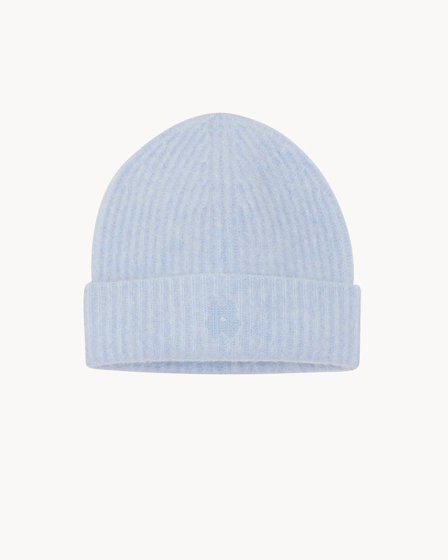 Bonnet Tomi Fluffy bleu ciel chiné - Image principale