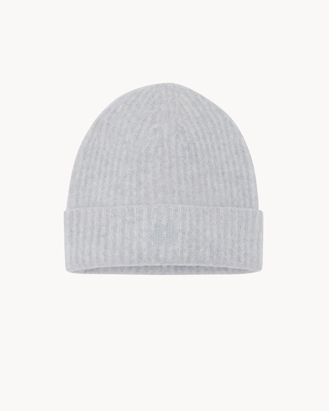 Beanie Tomi Fluffy light gray - Image principale