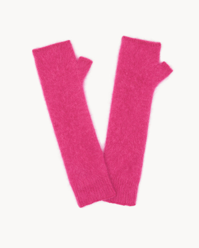 Mittens Sotchi Fluffy fluffy fuchsia pink - Image principale
