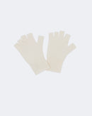 Gants en cachemire blanc pour femme - Kujten packshot