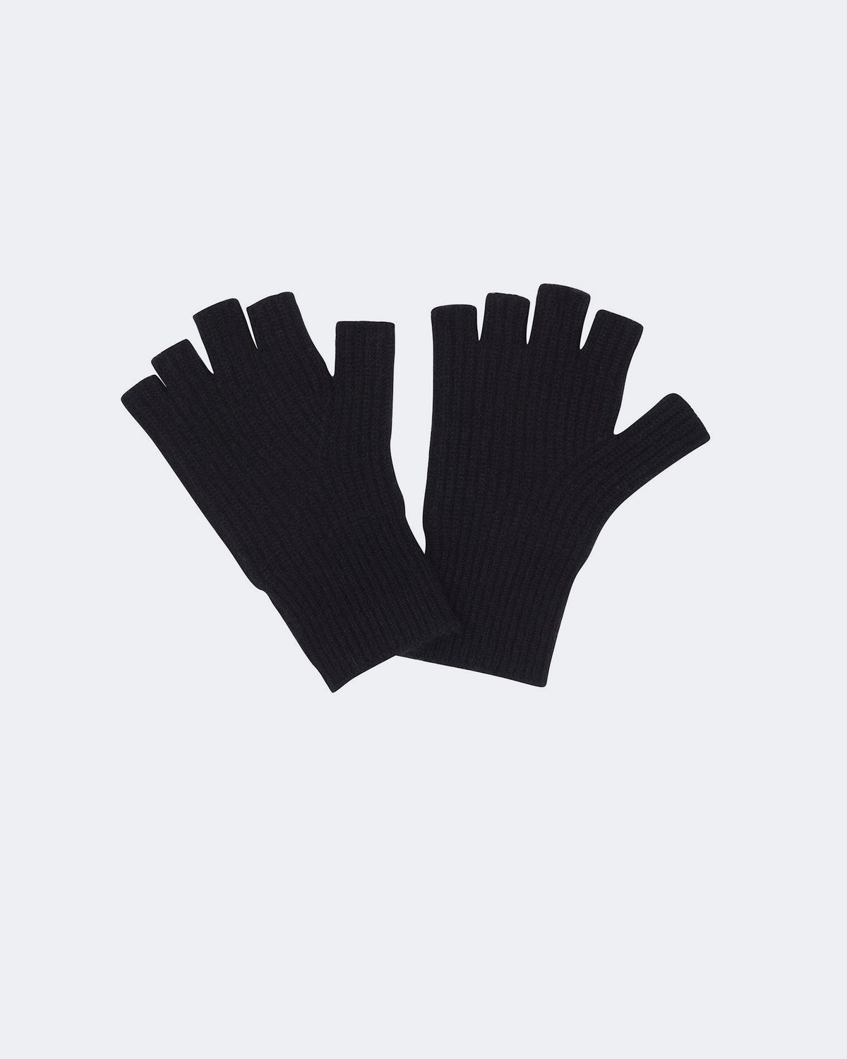 Gants en cachemire noir pour femme - Kujten packshot