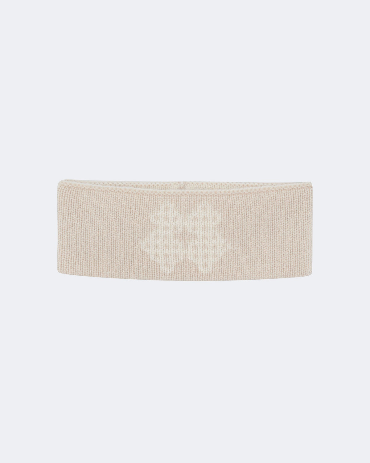 Bandeau en cachemire beige pour femme - Kujten packshot