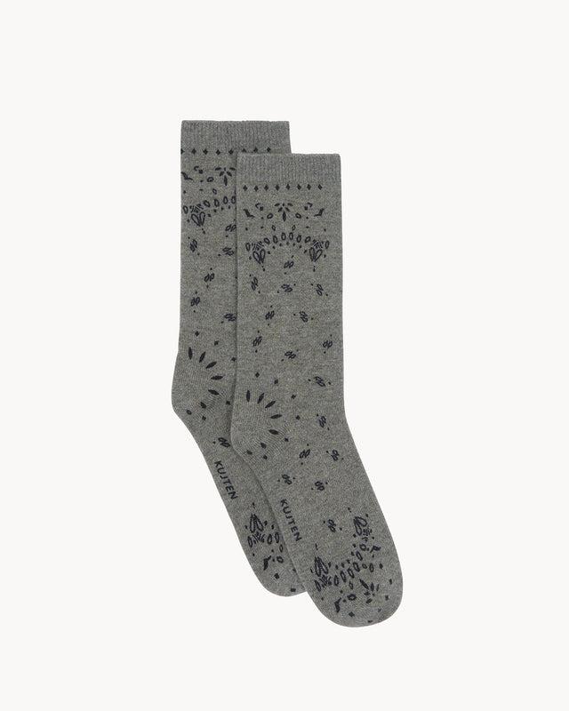 Chaussettes Sig Bandana kaki chiné - Image principale