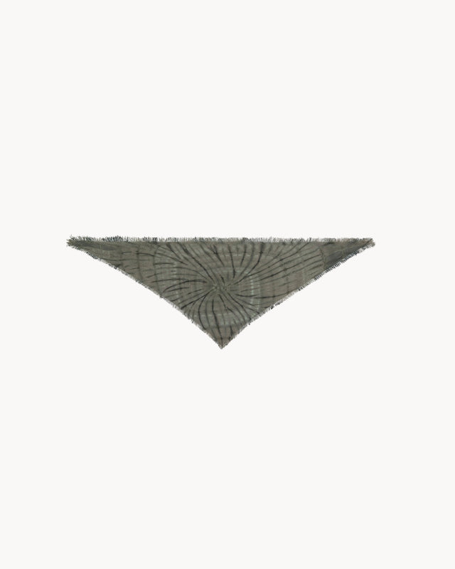 Scarf Kiko dark khaki - Image principale