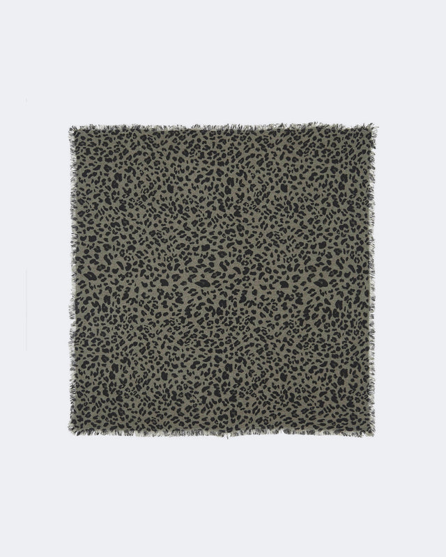 Large Bandana Hachiko Leopard Marl Khaki - Image principale