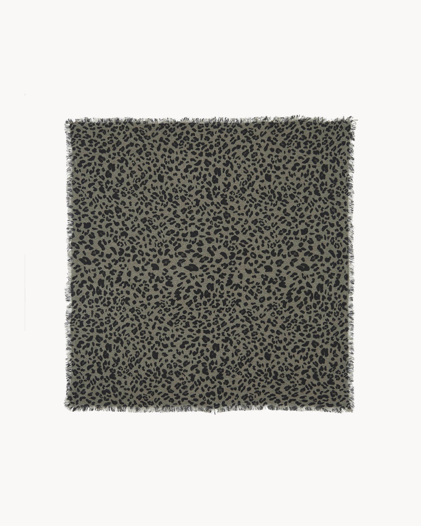 Bandana en cachemire kaki pour femme - Kujten packshot