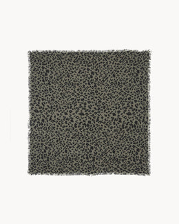 Bandana en cachemire kaki pour femme - Kujten packshot