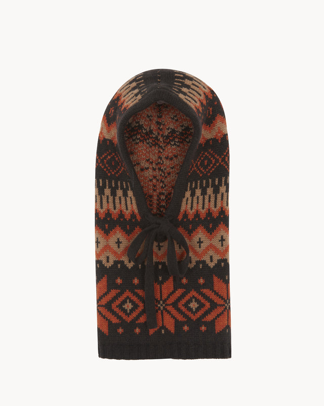 Hood Sybel Jacquard burnt orange - Image principale