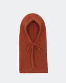 Cagoule en cachemire orange pour femme - Kujten packshot