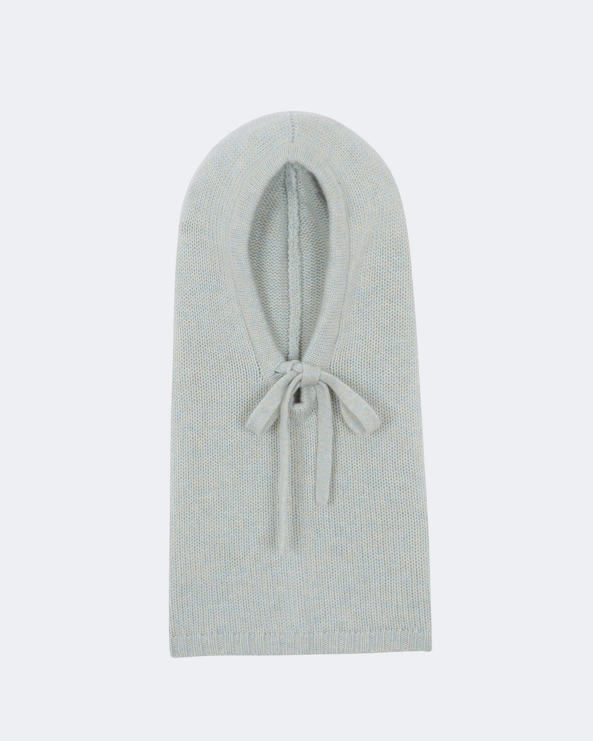 Cagoule en cachemire bleu pour femme - Kujten packshot