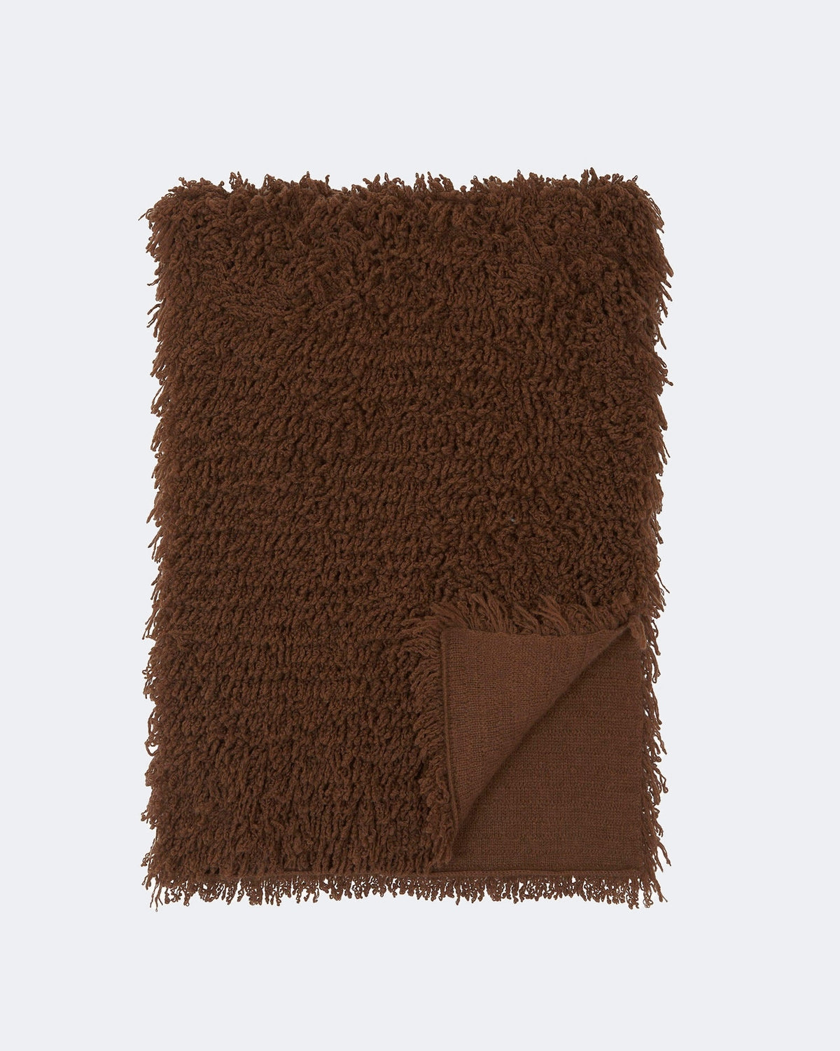 Écharpe en cachemire marron et camel pour femme - Kujten packshot