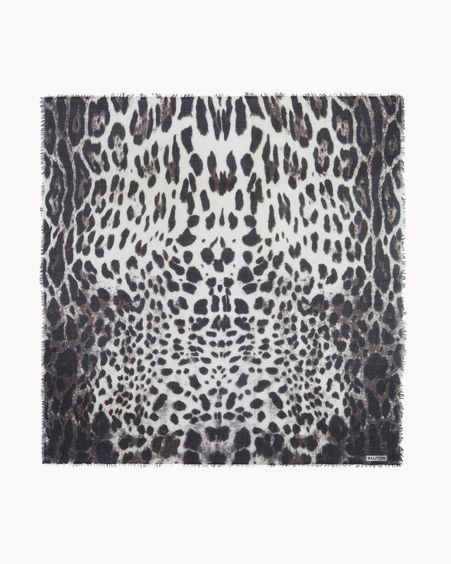 Bandana Effy Animal marron léoprint - Image principale