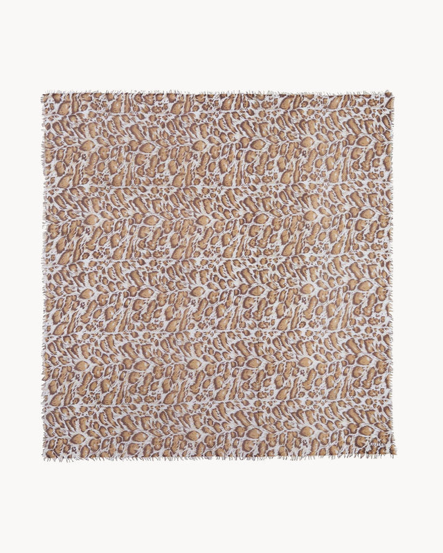 Bandana Effy Animal leoprint oats white - Image principale