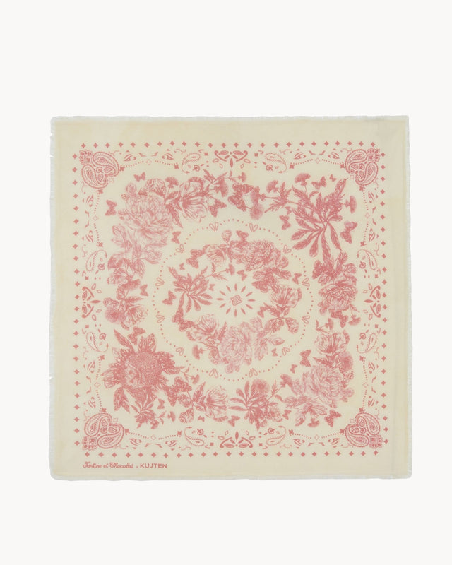 Large Bandana Camille pink - Image principale