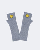 Mitaines en cachemire gris pour femme - Kujten packshot