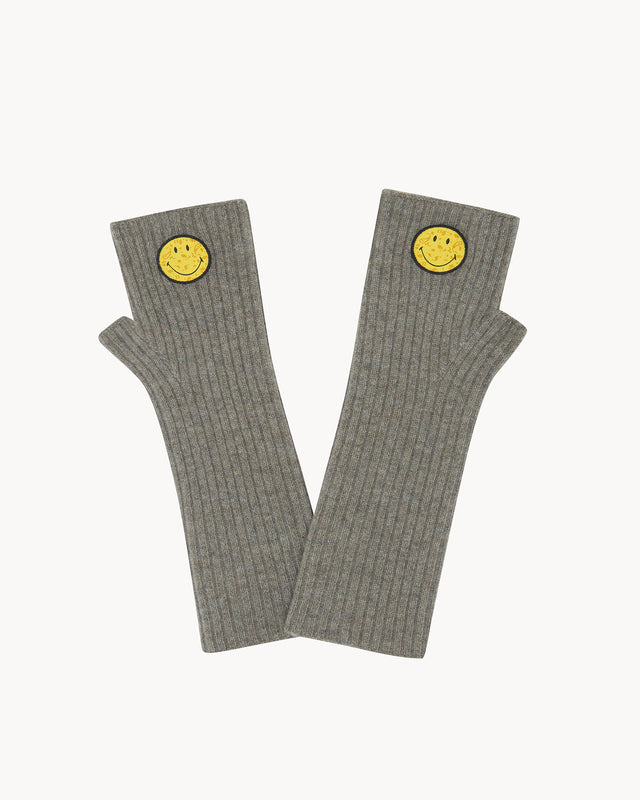 Mittens Knokke Smiley marl khaki - Image principale