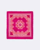 Bandana en cachemire rose pour femme - Kujten packshot