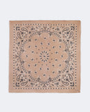 Bandana en voile de cachemire camel pour femme - Kujten packshot