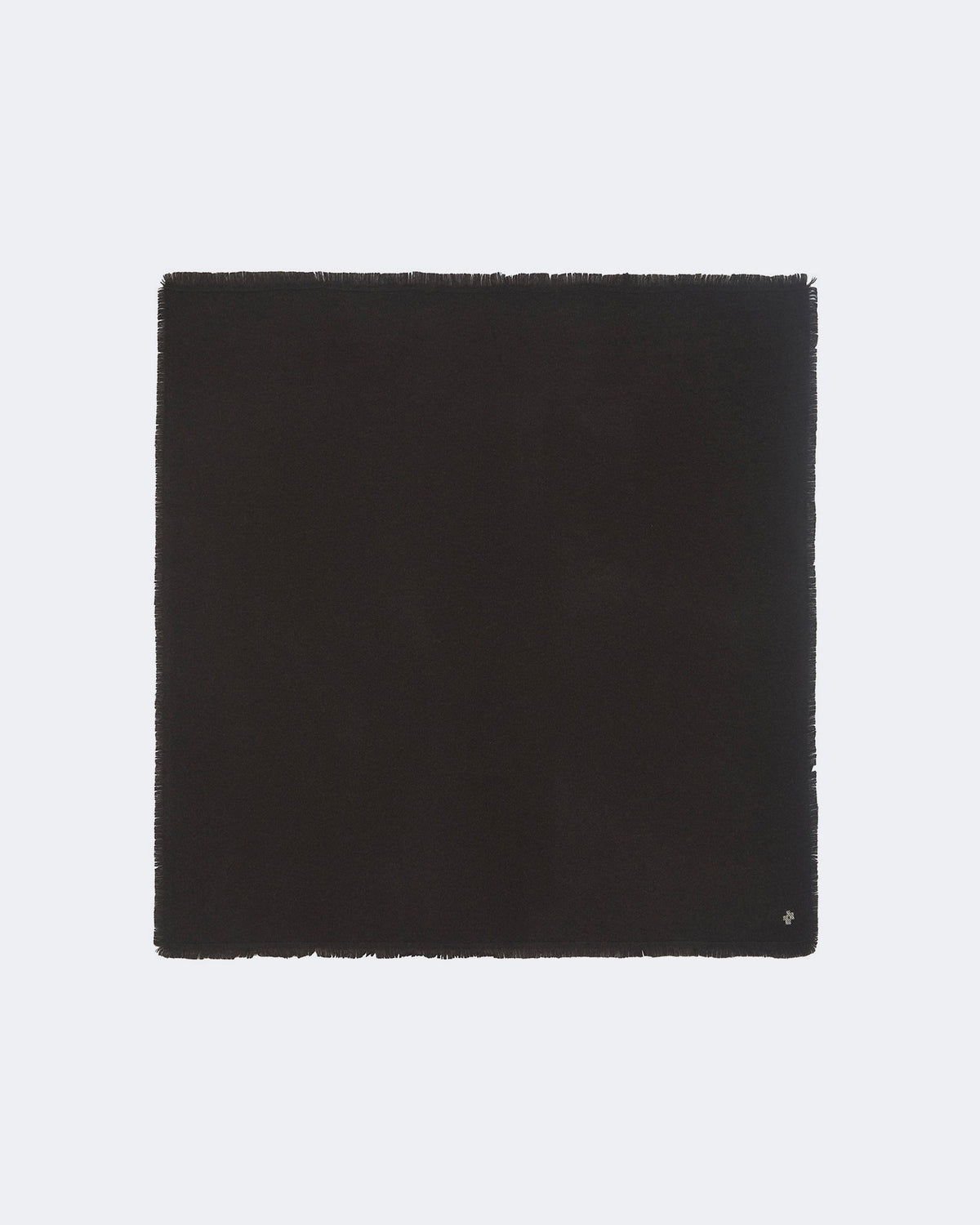 Bandana en cachemire marron pour femme et pour homme - Kujten packshot