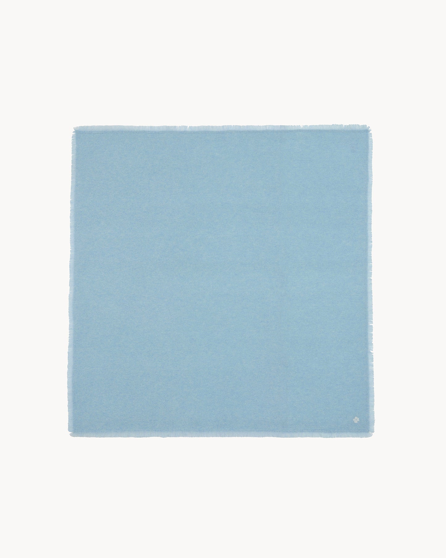 Bandana en cachemire bleu pour femme et pour homme - Kujten packshot