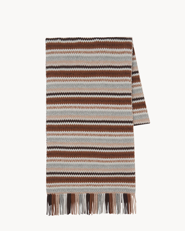 Scarf Ginny camelo brown - Image principale