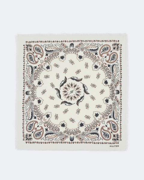 Grand Bandana Hachiko Feather Bico blanc - Image 4