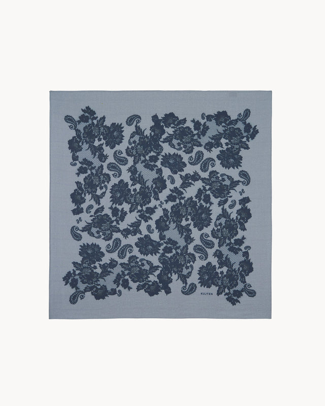 Grand Bandana Helia Lace gris flanelle - Image principale