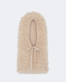 Cagoule en cachemire beige pour femme - Kujten packshot
