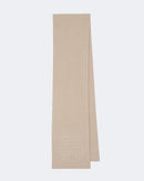 Écharpe en cachemire beige pour femme et pour homme - Kujten packshot