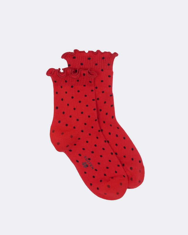 Socks Dot Socks coral red - Image principale