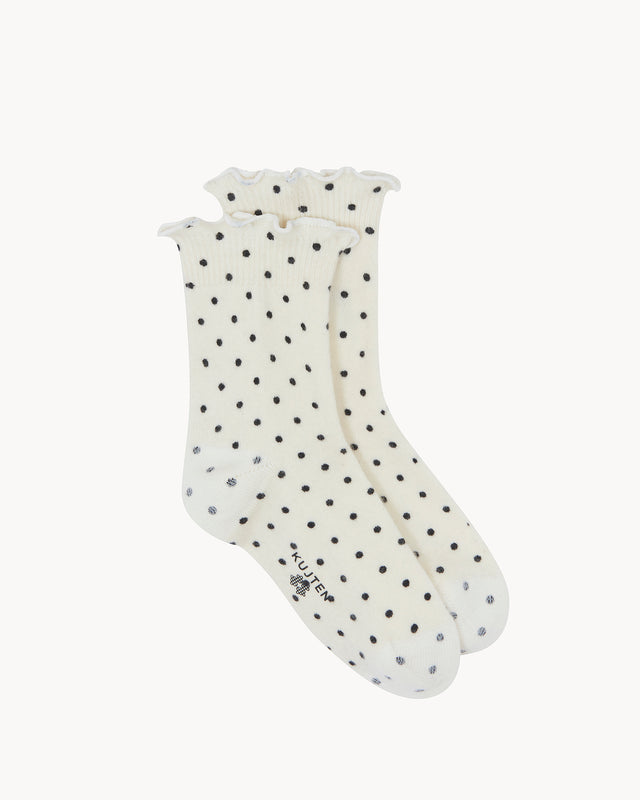 Chaussettes Dot Socks blanc - Image principale