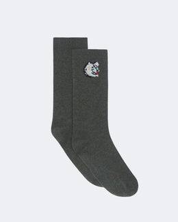 Chaussettes en cachemire kaki pour femme et pour homme - Kujten packshot