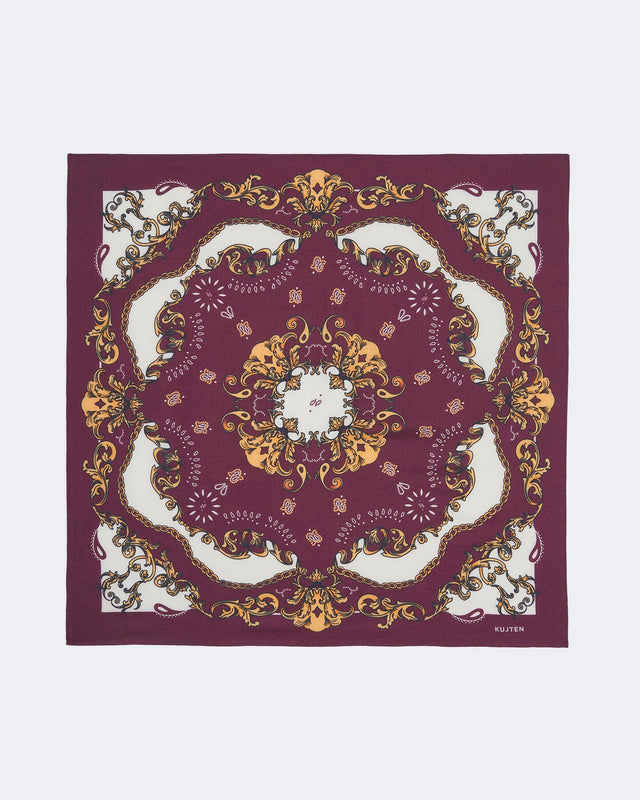 Large Bandana Helia Lully oat burgundy - Image principale
