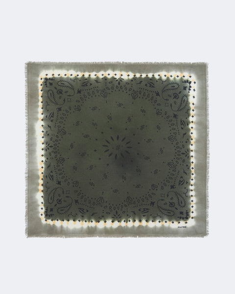 Grand Bandana Hachiko Abba Bandana kaki foncé - Image 2