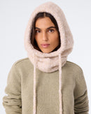 Cagoule Hand Knit Sybel organic mouliné
