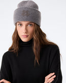 Bonnet Megeve gris flanelle